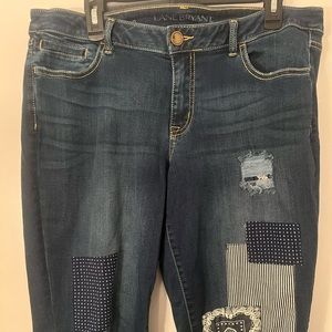 Lane Bryant low rise boyfriend Jeans